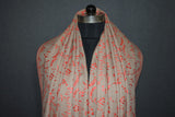 Fine wool Embroidered shawl 40x80 inch