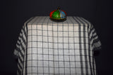 Pashmina handwoven check stole 28X80 inch