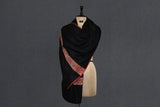 Antique pashmina stole black