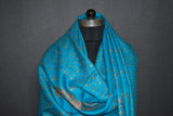 Fine wool Embroidered shawl 40x80 inch