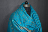 Fine wool Embroidered shawl 40x80 inch