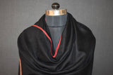 Antique pashmina stole black