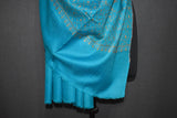 Fine wool Embroidered shawl 40x80 inch