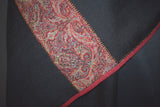 Antique pashmina stole black
