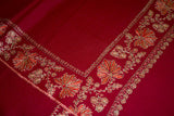 Fine wool Embroidered shawl 40"x80"