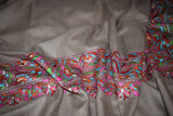 Pashmina Hand embroidered designdar shawl 40X80 inch