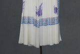 Fine wool Embroidered white shawl 40"x80"