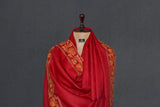 Fine wool Embroidered shawl 40"x80"