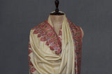 Pashmina hand embroidered shawl 45x90 inch