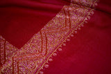 Fine wool Embroidered shawl 40x80 inch