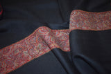 Antique pashmina stole black