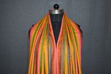 Hand woven pashmina stripe shawl 40x80 inch KOOR