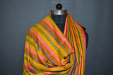 Hand woven pashmina stripe shawl 40x80 inch KOOR