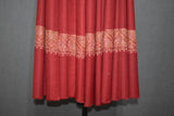 Fine wool Embroidered shawl 40x80 inch