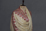 Pashmina hand embroidered shawl 45x90 inch