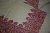 Pashmina hand embroidered shawl 45x90 inch