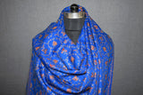 Fine wool Embroidered shawl 40x80 inch