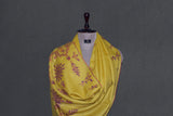 Pashmina embroidered stole 28x80 inch