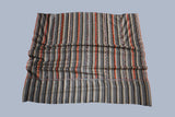 hand made Embroidered stripes shawl 40"x80"