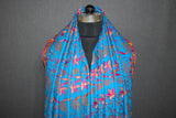 Pashmina hand embroidered shawl jall 40x80 inch