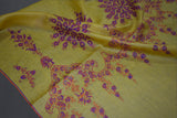 Pashmina embroidered stole 28x80 inch