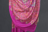 embroidered pashmina jammawar shawl 40X80 inch