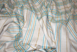 Handwoven pashmina check shawl 40x80 inch