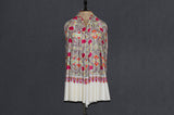 embroidered pashmina jamawar shawl 40X80 inch