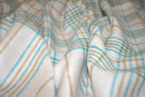 Handwoven pashmina check shawl 40x80 inch