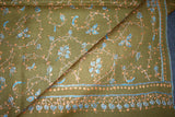 Fine wool Embroidered shawl 40x80 inch