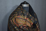 Fine wool Embroidered shawl 40x80 inch