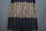 Fine wool Embroidered shawl TAJDAR 40x80 inch