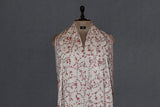 cashmere embroidered fine wool stole 28x80 inch