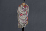 embroidered pashmina buti shawl 40X80 inch