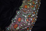 Pashmina hand embroidered shawl paldar 40x80 inch