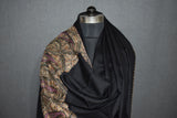 Fine wool Embroidered shawl TAJDAR 40x80 inch