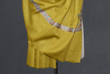 hand embroidered shawl fine wool 40x80 inch