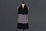 Pashmina Hand embroidered paldar black shawl 40"x80"