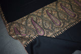 Fine wool Embroidered shawl TAJDAR 40x80 inch