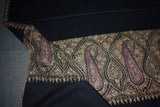 Fine wool Embroidered shawl TAJDAR 40x80 inch