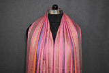 Hand woven pashmina stripe shawl 40x80 inch NOOR