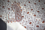 Fine wool Embroidered shawl 40x80 inch