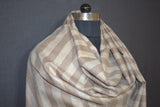pashmina check shawl 40x80 inch