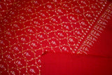 Fine wool Embroidered shawl 40x80 inch