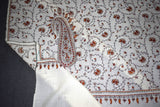 Fine wool Embroidered shawl 40x80 inch