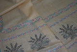 Pashmina embroidered stole 28x80 inch