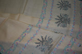 Pashmina embroidered stole 28x80 inch