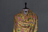 hand embroidered pashmina yellow jammawar shawl 40X80 inch