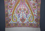 Pashmina hand embroidered shawl designdar jammawar 40x80 inch