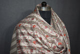 Fine wool Embroidered shawl KHATRAS 40x80 inch